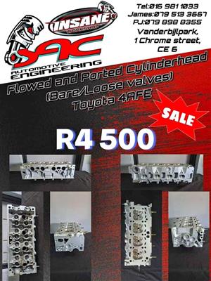 Toyota 4 AFE Cylinderhead (Flowed And Ported)
