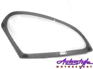 Nissan Qashqai Carbon Fibre Look Headlight Shields