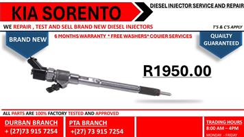 Kia Sorento Diesel Injectors 