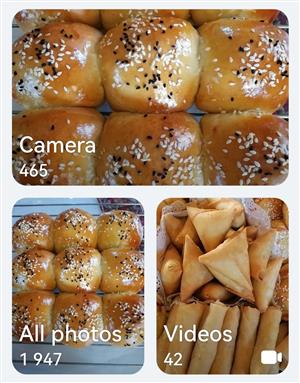 Raw and cooked pastries 