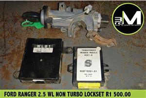 2011 Ford Ranger 2.5L WL no-turbo Lock Set w. KEY