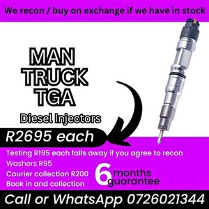 MAN Truck TGA diesel injectors for sale