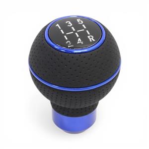 Black with Blue Trim 5-Speed Gear Shift Knob