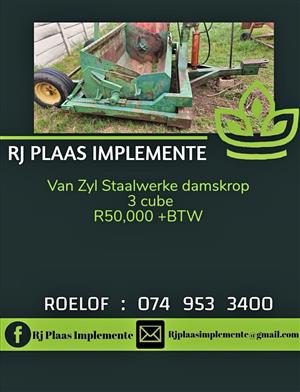 3 cube Van Zyl Staalwerke damskrop