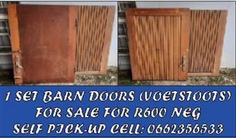 Barn doors for sale Daspoort Pretoria 