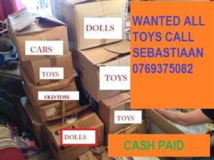 Cash Paid for all 1980s Toys