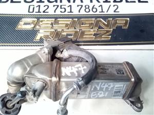 BMW 2.0 Diesel N47 Engine EGR Valve Cooler With Sensor 