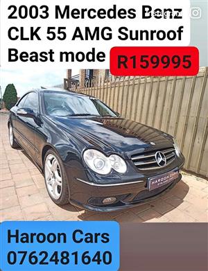  2003 Mercedes Benz CLK 55 AMG Sunroof leather pristine condition