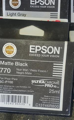 20x 25ml Ink Cartridges for EPSON SC-P700 Photo Printer. All 10 colors & 1 Maintenance Box included