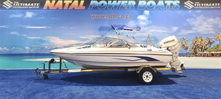 VIKING VELOCITY 16 FT ON TRAILER 115 HP EVINRUDE ETEC