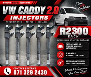 VW CADDY 2.0 INJECTORS FOR SALE WITH WARRANTY INCLUDED 