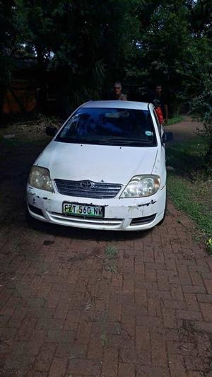 Toyota Corolla stripping for spares 