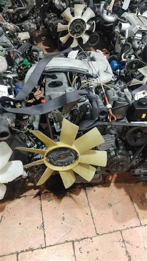 662 SSANGYONG MUSSO FRONT SUMP TYPE TURBO ENGINE FOR SALE
