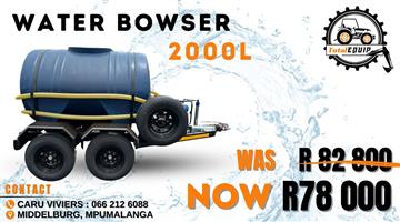 WATER BOWSER 2000L