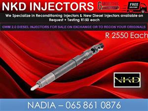 GWM 2.0 diesel injectors for sale