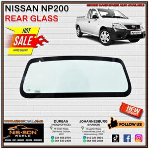 NISSAN NP200 REAR CAB GLASS