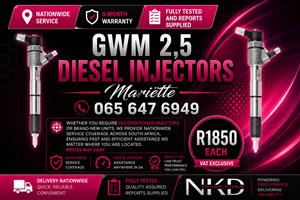 DIESEL INJECTORS GWM 2.5