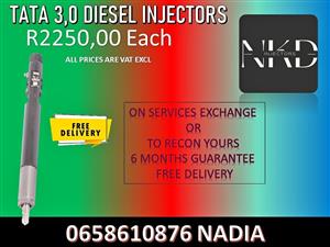 TATA 3.0 DIESEL INJECTORS -WE SELL ON EXCHANGE