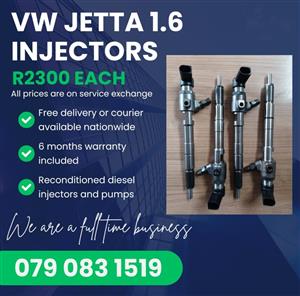 VW JETTA 1.6 INJECTORS FOR SALE WITH WARRANTY 
