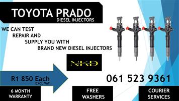 DIESEL INJECTORS FOR TOYOTA 1KD WITH REPORTS FOR SALE