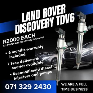 LAND ROVER DISCOVERY TDV6 INJECTORS FOR SALE WITH WARRANTY 