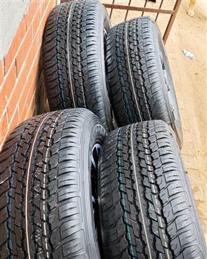 265/6018 Dunlop Grandtrek AT25 brand new set for