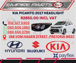 KIA PICANTO 2017- LEFT OR RIGHT HEAD LIGHT EACH NEW FOR SALE