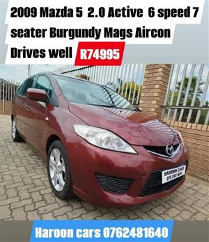2009 Mazda 5 7 seater 6 speed manual