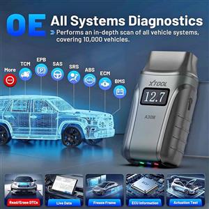 XTool A30M Full Professional Vehicle Diagnostic Tool , 26 Special Functions Lifetime Updates