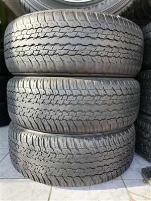 265 60 18 Dunlop Grantrek AT (Set of Used Tyres)