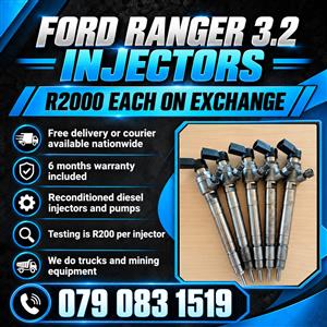 FORD RANGER 3.2 T6 INJECTORS FOR SALE 