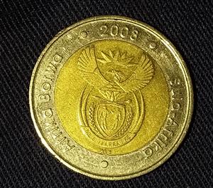 Mandela coin R5 2008 90 years