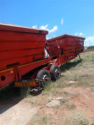 2008 AFRIT side tipper trailer