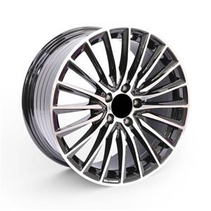 18″ 0399 5×112 Black Machine Face Alloy Wheels