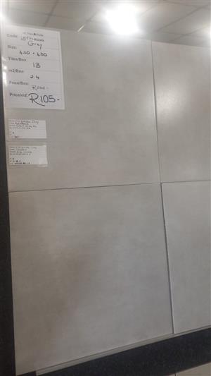 Lethabo Grey floor and wall tiles 430x430mm A Grade ceramic