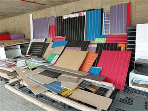 Wooden shelving and Cabinets