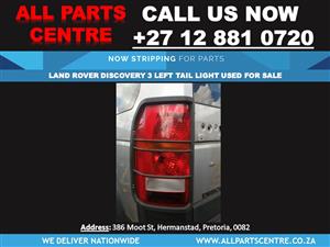 Land Rover Discovery 3 used left tail light for sale 