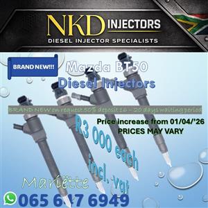 Diesel Injectors BRAND NEW Mazda BT50 