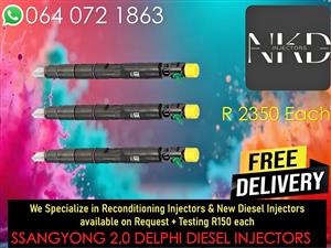 SSANGYONG 2.0 DIESEL INJECTORS FOR SALE