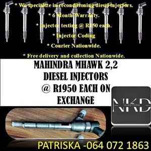 MAHINDRA MHAWK 2,2 INJECTORS FOR SALE