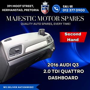 2016 Audi Q3 2.0 TDI Quattro Dashboard for Sale – Used