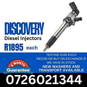 Discovery diesel injectors for sale