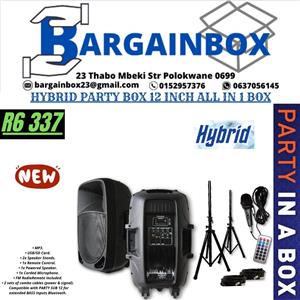 HYBRID PARTY BOX 12 INCH ALL IN 1 BOX