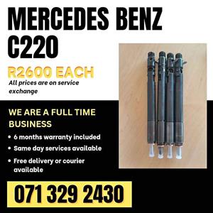MERCEDES BENZ C220 DIESEL INJECTORS FOR SALE WITH WARRANTY