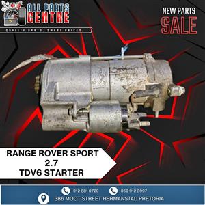 Land Rover Range Rover Sport 2.7 TDV6 Starter for sale 
