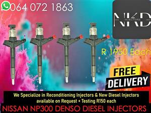 NISSAN NP300 DIESEL INJECTORS FOR SALE