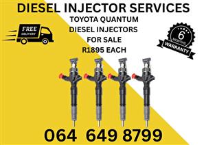 TOYOTA QUANTUM DIESEL INJECTORS FOR SALE ON EXCHANGE WARRANTY INCLUDED