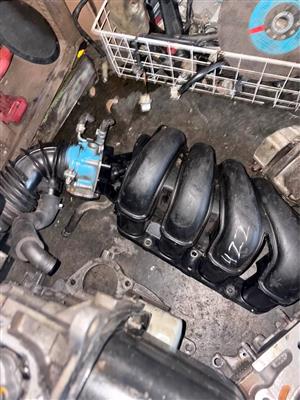 4zz Toyota intake with throttle body