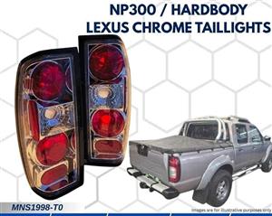 NP300 / Hardbody Lexus Chrome Taillights (MNS1998-T0) for sale at JJ'S AUTOMOTIVE SUPPLIES