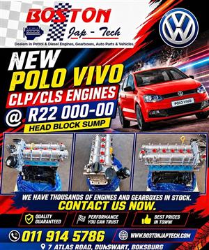 VW POLO VIVO NEW ENGINE SPECIALS
